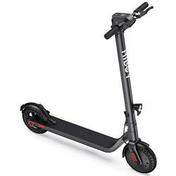 Hiboy NEX3 Electric Scooter - 8.5'' Solid Tires - Up to 16 Miles Long-Range & 18 mph Portable Folding Commuting Electric Scooter for Adults with Double Braking System and Longer Deck