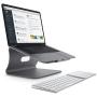 Laptop Stand - Bestand Aluminum Cooling Computer Stand: [Update Version] Stand, Holder for Apple MacBook Air, MacBook Pro, All Notebooks, Grey (Patented)