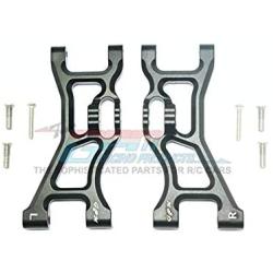 GPM Losi 1/10 Rock Rey 4WD Rock Racer (LOS03009) Upgrade Parts Aluminum Front Lower Suspension Arm - 1Pr Set Black