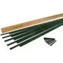 Coyote Landscape Products 5 Piece Steel Home Kit Edging with 15 Colored Stakes, 4'' by 8, 16-Gauge, Green