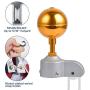 Flag Pole Hardware Parts Repair Kits, 50 Feet Halyard Rope + 3'' Gold Ball + 6'' Zinc Alloy Cleat + 4 PCS Metal Hook Clips + Cast Aluminum Truck for 2'' Diameter Flag Poles Top