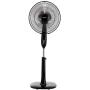 Amazon Basics Oscillating Dual Blade Standing Pedestal Fan with Remote - 16-Inch