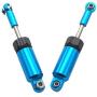 4Pack ShareGoo Metal Shock Absorber Kit Damper Suspension Upgrade Part for WPL 1/16 C14 C24 RC Crawler Off-Road Car Truck (Blue)