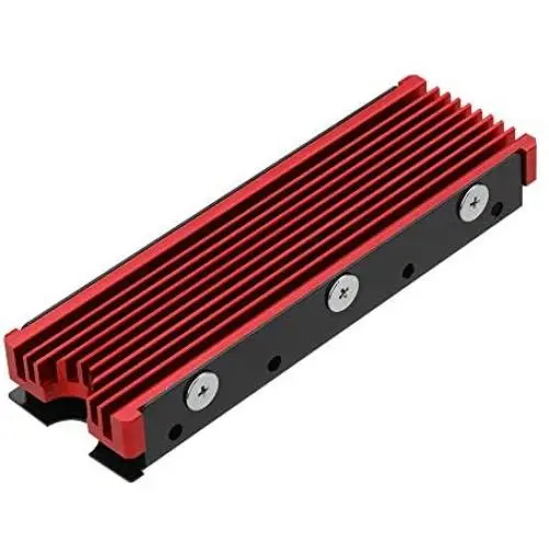 NVMe Heatsinks for M.2 2280mm SSD Double-Sided Cooling Design(red) NVMe Heatsinks for M.2 2280mm SSD Double-Sided Cooling Design(red)