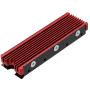 NVMe Heatsinks for M.2 2280mm SSD Double-Sided Cooling Design（red）