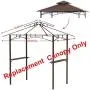ABCCANOPY Grill Shelter Replacement Canopy Roof ONLY FIT for Gazebo Model L-GZ238PST-11 (Brown) ABCCANOPY Grill Shelter Replacement Canopy Roof ONLY FIT for Gazebo Model L-GZ238PST-11 (Brown)