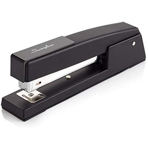 Swingline Stapler, 747, Classic Desktop Stapler Heavy Duty, 20 Sheet Capacity, Portable, Durable Metal Stapler for Office Desk Accessories or Home Office Supplies, Black (74701) Swingline Stapler, 747, Classic Desktop Stapler Heavy Duty, 20 Sheet Capacity, Portable, Durable Metal Stapler for Office Desk Accessories or Home Office Supplies, Black (74701)
