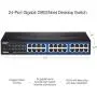 TRENDnet 24-Port Unmanaged Gigabit GREENnet Desktop Metal Switch, TEG-S24DG, Ethernet/Network Switch, 24 x 10/100/1000 Gigabit Ethernet RJ-45 Ports, 48 Gbps Switching Capacity, Lifetime Protection,Black TRENDnet 24-Port Unmanaged Gigabit GREENnet Desktop Metal Switch, TEG-S24DG, Ethernet/Network Switch, 24 x 10/100/1000 Gigabit Ethernet RJ-45 Ports, 48 Gbps Switching Capacity, Lifetime Protection,Black