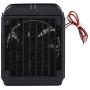 fosa 90mm 8 Tubes Thread CPU Cooling Water Row Heat Exchanger Fan, G1/4 Thread Water Cooling Radiator with Fan for Beauty Apparatus Industrial Equipment