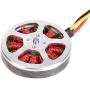 VGEBY Brushless Motor, 5010-360KV 1PCS Metal Outdoor Big Load Multiaxis Thick Line Hollow Cover Double Bearing Brushless Motor(Positive Tooth)