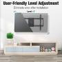 Mounting Dream TV Mount Bracket for 42-70 Inch Flat Screen TVs, Full Motion TV Wall Mounts with Swivel Articulating Dual Arms, Heavy Duty Design - Max VESA 600x400mm, 100 LBS Loading, MD2296