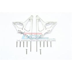 GPM for Traxxas Unlimited Desert Racer 4X4 (#85076-4) Upgrade Parts Aluminum Rear Damper Mount - 1Pr Set Silver