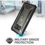 YOUMAKER Kickstand Case for Galaxy S8 Plus, Full Body with Built-in Screen Protector Heavy Duty Protection Shockproof Rugged Cover for Samsung Galaxy S8 Plus 6.2 inch - Gun Metal/Black