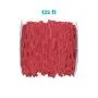 Houseables Red Plastic Chain, Temporary Safety Barrier, 124 Foot, 2'' Links, Light Weight, UV Protected, Accessory for Crowd Control, Queue Line, Decoration, Chains Link Fence, Barricade, Portable Rope