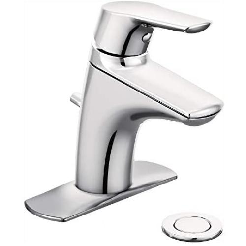 Moen 6810 Method One-Handle Low Arc Bathroom Faucet, 1 count, Chrome