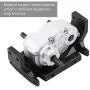 Gearbox Transfer Case with Mount, Metal Transfer Case Upgrade Components Parts with Mount Compatible with SCX10 / D90 1/10 RC Crawler Car
