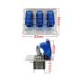 Twilight Garage Dc 12V Metal Wire Drawing face Plate Car Toggle Switch with LED Indicator for Racing Sport Competitive Car