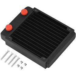 Osprey Computer Radiator Copper Water Cooling Cooler for CPU Heat Sink - Liquid Heat Exchanger Dual G1/4 Port (120mm)