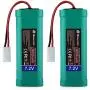 Magolin 7.2V 3600mAh 2Pack High Capacity 6-Cell NiMH Battery Packs with Standard Tamiya Connectors Compatiable with RC Cars, RC Truck, RC Airplane, RC Helicopter, RC Boat etc. Magolin 7.2V 3600mAh 2Pack High Capacity 6-Cell NiMH Battery Packs with Standard Tamiya Connectors Compatiable with RC Cars, RC Truck, RC Airplane, RC Helicopter, RC Boat etc.