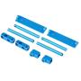 Dilwe Magnetic Post Mount Kit, Model Vehicle Shell Free Hole Car Shell Magnetic Body Post Mount RC Car Part(Blue)