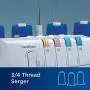 Brother 1034D Serger, Heavy-Duty Metal Frame Overlock Machine, 1,300 Stitches Per Minute, Removeable Trim Trap, 3 Included Accessory Feet Brother 1034D Serger, Heavy-Duty Metal Frame Overlock Machine, 1,300 Stitches Per Minute, Removeable Trim Trap, 3 Included Accessory Feet