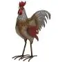 Jetlinkcrafts JK78631 Metal Rooster Hen Statues Chicken Garden Figurines Sculpture for Outdoor Patio Yard Decoration