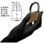 Keyed Padlock - Large 2'' Lock with 5 Matching Keys - Shackle Lock for Luggage, Suitcase, Door, Cabinet, Gate, Chests, Lockers - Strong Weatherproof Lock Set Made from Hardened Steel and Solid Brass Keyed Padlock - Large 2'' Lock with 5 Matching Keys - Shackle Lock for Luggage, Suitcase, Door, Cabinet, Gate, Chests, Lockers - Strong Weatherproof Lock Set Made from Hardened Steel and Solid Brass