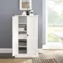 Crosley Furniture Seaside Accent Cabinet, White Crosley Furniture Seaside Accent Cabinet, White