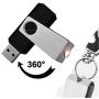 KEXIN 16GB USB Drive Bulk 50 Pack Flash Drive 16 GB USB Drive Thumb Drive Bulk Flash Drive Pack Swivel USB 2.0 (16GB, 50PCS, Black)