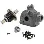 Tongina Metal Gearbox Housing Cover Shell & Differential RC Buggy Car Accessoires for Wltoys 144001 1:14 Scale Model Truggy Upgrade Parts - Titanium Tongina Metal Gearbox Housing Cover Shell & Differential RC Buggy Car Accessoires for Wltoys 144001 1:14 Scale Model Truggy Upgrade Parts - Titanium