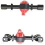 EAPTS WPL B1 B14 B16 B24 B36 C24 C14 RC Car Spare Part Upgrade Metal Front and Rear Axle Housing (Black)