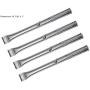 Zljoint 4 Pack Heat Plate,4Pack Grill Burners and 3Pack Crossver Tube Replacement Parts for Charbroil 463436215 463436213,Thermos 466360113 Gas Gril, G432-Y700-W1, G432-0096-W1