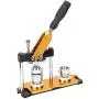 Rotate Button Maker, 1.26'' 32mm Button Badge Maker Pins Punch Press Machine Aluminum Frame 100pcs Free Button Parts Punch Press Machine for DIY Badges Rotate Button Maker, 1.26'' 32mm Button Badge Maker Pins Punch Press Machine Aluminum Frame 100pcs Free Button Parts Punch Press Machine for DIY Badges