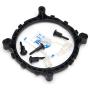 Pc Cooling Fan Case Fan, 2200rpm CPU Quiet Fan Cooler Cooling Heatsink for Intel LGA775/1155 AMD AM2/3