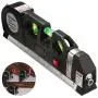 Qooltek Multipurpose Laser Level Laser Line 8 feet Measure Tape Ruler Adjusted Standard and Metric Rulers for hanging pictures