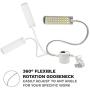 LED Lamp Magnetic Base, 30 LEDs, Extra Long Flexible Gooseneck, Sewing Machine, Work Light for Workbench, Metal Lathe, Machinist, Bench Grinder, Band Saw, Drill Press, Desk, flexable Light with DISC
