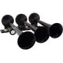 Vixen Horns Train Horn for Truck/Car. 3 Air Horn Black Trumpets. Super Loud dB. Fits 12v Vehicles Like Semi/Pickup/Jeep/RV/SUV VXH3118B Vixen Horns Train Horn for Truck/Car. 3 Air Horn Black Trumpets. Super Loud dB. Fits 12v Vehicles Like Semi/Pickup/Jeep/RV/SUV VXH3118B