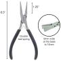 Duck-Bill Pliers to Flatten or Loop Metal Wire and Sheets, Jewelry Making Supplies