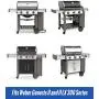 X Home 66095 Cast Iron Grill Grates for Weber Genesis II and Genesis II LX 300 Series, Genesis II E/S-310, Upgraded Sear Grates Replacement Parts with Gourmet BBQ System, 18.9'' x 13.3'', Set of 3 X Home 66095 Cast Iron Grill Grates for Weber Genesis II and Genesis II LX 300 Series, Genesis II E/S-310, Upgraded Sear Grates Replacement Parts with Gourmet BBQ System, 18.9'' x 13.3'', Set of 3