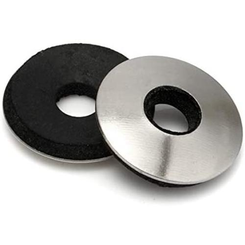 #12 x 1'' Neoprene EPDM Bonded Sealing Washers, Stainless Steel 18-8 (304), 50 PCS