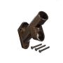 Evergreen Flag Two-Position Cast Iron Bronze Flag Pole Bracket for Your Flag Poles, Flag Pole Hardware for The Home, Patio, Lawn, Yard Weather Safe and Durable