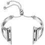 iGK Compatible with Apple Watch Band 38mm 40mm 42mm 44mm Women Jewelry Metal Cuff Strap Dressy Bangle Bracelet for Apple iWatch SE Series 6/5/4/3/2/1