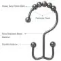 Amazer Shower Curtain Hooks Rings, Rust-Resistant Metal Double Glide Shower Hooks for Bathroom Shower Rods Curtains, Set of 12 Bronze Rings Amazer Shower Curtain Hooks Rings, Rust-Resistant Metal Double Glide Shower Hooks for Bathroom Shower Rods Curtains, Set of 12 Bronze Rings