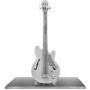 Fascinations Metal Earth Instrument 3D Metal Model Kit Set - Grand Piano , Bass Fiddle, Drum Set, Electric Bass Guitar, Electric Lead Guitar