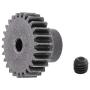 Hobbypark Steel Metal Mod 0.6 Module Pinion Gear Set 3.175mm Motor Gears 17T 21T 26T 29T 11189 11176 11181 11119 for RC Car Redcat HSP Exceed (4-Pack)