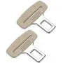 MOCHENT 2 Pack Seat Belt Clip - Car Seat Belt Buckle Stainless Steel Metal Universal Safety Seat Belt Silencer Alarm Stopper Insert Plug for All Vehicles Cars (Beige) MOCHENT 2 Pack Seat Belt Clip - Car Seat Belt Buckle Stainless Steel Metal Universal Safety Seat Belt Silencer Alarm Stopper Insert Plug for All Vehicles Cars (Beige)