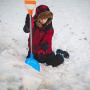 WDNM 18-Inch Kids Snow Shovel, Dune Spoons Beach Diggers, Portable Plastic Snow Shovel for Kids Age 3 to 12, Safer Than Metal Snow Shovels (Blue) WDNM 18-Inch Kids Snow Shovel, Dune Spoons Beach Diggers, Portable Plastic Snow Shovel for Kids Age 3 to 12, Safer Than Metal Snow Shovels (Blue)