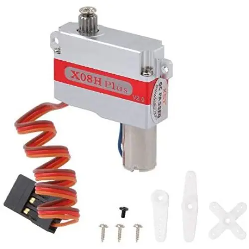 KST X08H Plus 9.5g 5.3Kg High Voltage Full Metal Cased Digital Servo Motor for UAV RC Car Boat Robot Arm Helicopter Airplane Parts KST X08H Plus 9.5g 5.3Kg High Voltage Full Metal Cased Digital Servo Motor for UAV RC Car Boat Robot Arm Helicopter Airplane Parts
