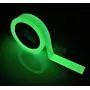 Glow in The Dark Tape - Luminous Photoluminescent/Luminescent Emergency Roll Safety Egress Markers Stairs, Walls, Steps, Exit Sign. Glowing Pro Theatre Stage Floor (9.85 ft X0.5 inch)