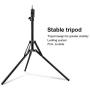 XTUGA UL03 Wind Screen Bracket Stand with Metal Tube, Non-slip Feet, Adjustable Height, 73.62 inches 1/4 And 3/8-inch Thread Mount Stand,Suitable for Supporting Acoustic Isolation Shield in Studio